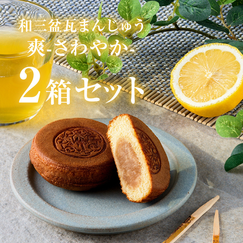 和三盆瓦まんじゅう　爽-さわやか- 2箱セット